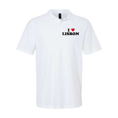 I Heart Portugal City - I Love Lisbon  Softstyle Adult Sport Polo