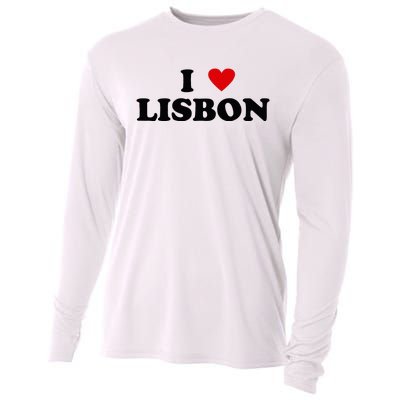 I Heart Portugal City - I Love Lisbon  Cooling Performance Long Sleeve Crew