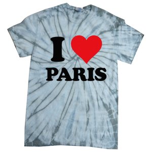 I Heart Paris First Name I Love Personalized Stuff Tie-Dye T-Shirt