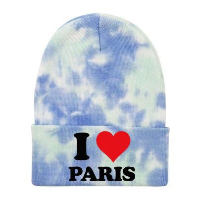 I Heart Paris First Name I Love Personalized Stuff Tie Dye 12in Knit Beanie