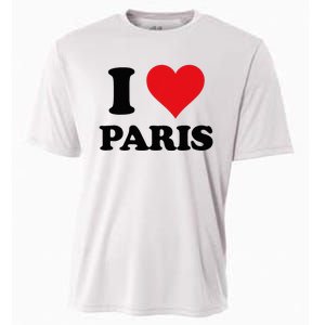 I Heart Paris First Name I Love Personalized Stuff Cooling Performance Crew T-Shirt