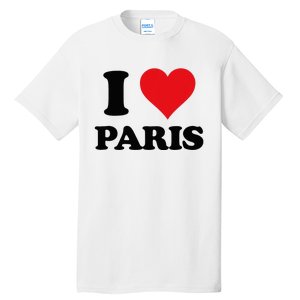 I Heart Paris First Name I Love Personalized Stuff Tall T-Shirt