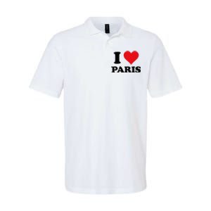 I Heart Paris First Name I Love Personalized Stuff Softstyle Adult Sport Polo