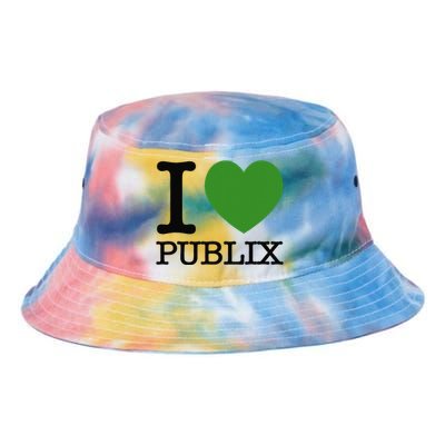 I Heart Publix Tie Dye Newport Bucket Hat