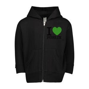 I Heart Publix Toddler Zip Fleece Hoodie