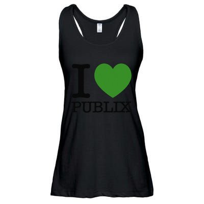 I Heart Publix Ladies Essential Flowy Tank