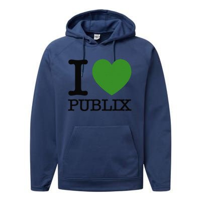 I Heart Publix Performance Fleece Hoodie