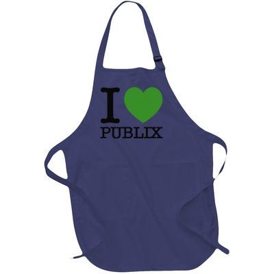 I Heart Publix Full-Length Apron With Pockets