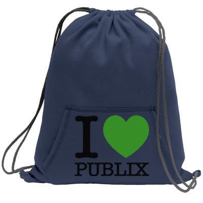 I Heart Publix Sweatshirt Cinch Pack Bag