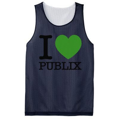 I Heart Publix Mesh Reversible Basketball Jersey Tank