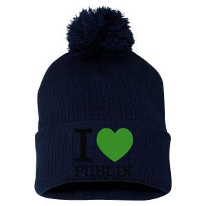 I Heart Publix Pom Pom 12in Knit Beanie