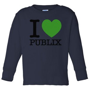 I Heart Publix Toddler Long Sleeve Shirt