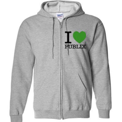 I Heart Publix Full Zip Hoodie