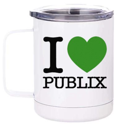 I Heart Publix 12 oz Stainless Steel Tumbler Cup