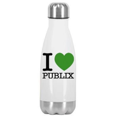 I Heart Publix Stainless Steel Insulated Water Bottle