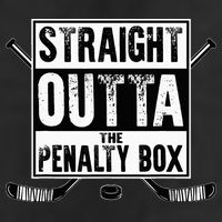 Ice Hockey Player Gift Straight Outta The Penalty Box 7 Panel Mesh Trucker Snapback Hat