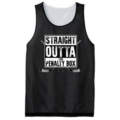 Ice Hockey Player Gift Straight Outta The Penalty Box Mesh Reversible Basketball Jersey Tank