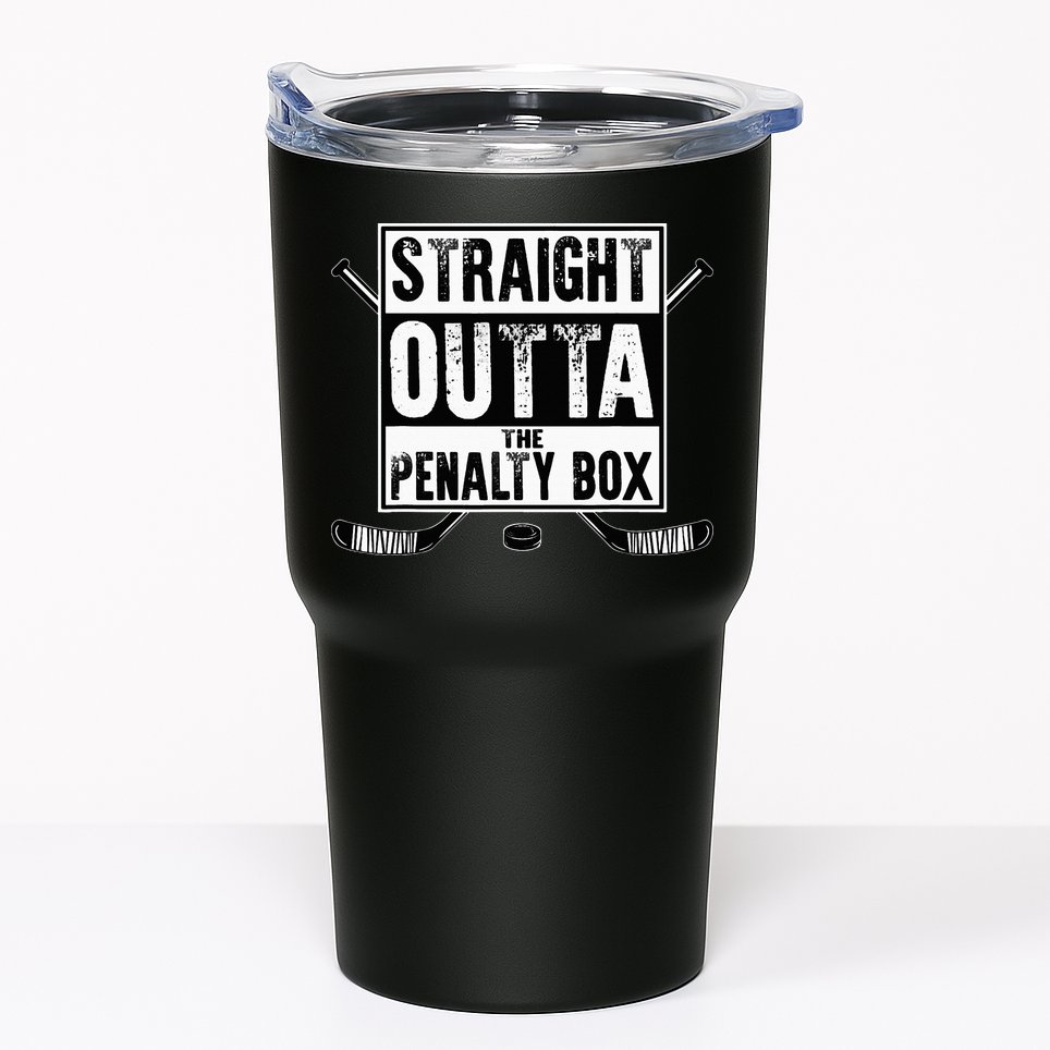 Ice Hockey Player Gift Straight Outta The Penalty Box Tumbler