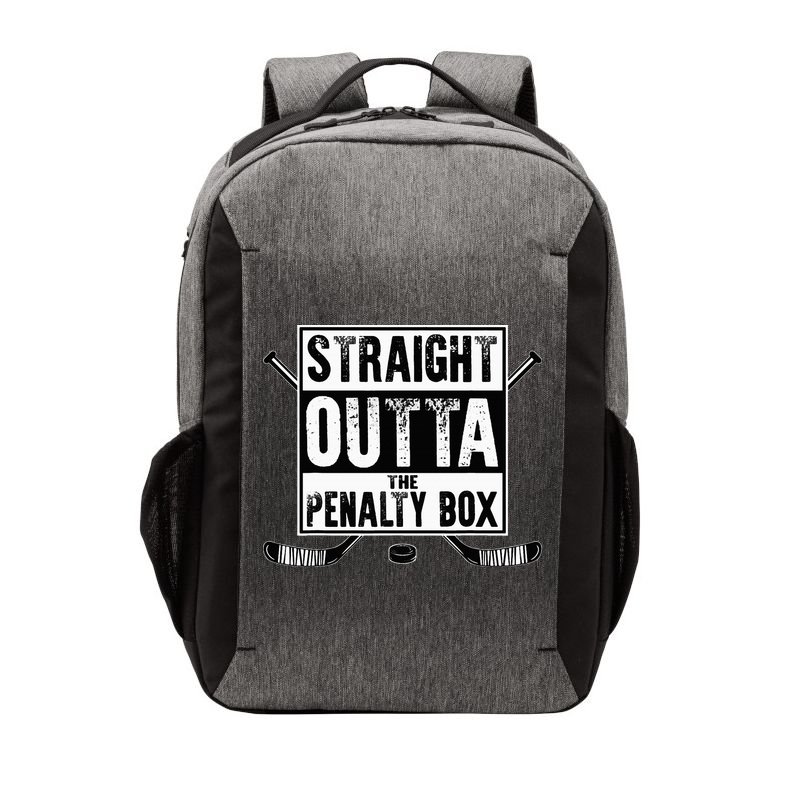 Ice Hockey Player Gift Straight Outta The Penalty Box Vector Backpack