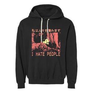 I Hate People Opossum I Hate People Opossum Japanese Garment-Dyed Fleece Hoodie