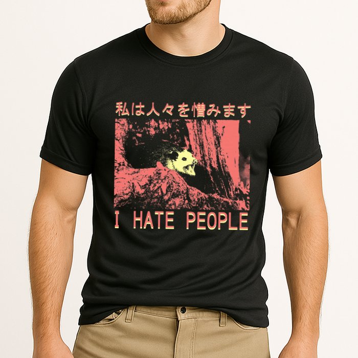 I Hate People Opossum I Hate People Opossum Japanese Cooling Performance Crew T-Shirt