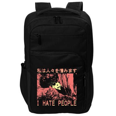 I Hate People Opossum I Hate People Opossum Japanese Impact Tech Backpack