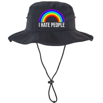 I Hate People Rainbow Funny Humor Anti Social Bucket Hat