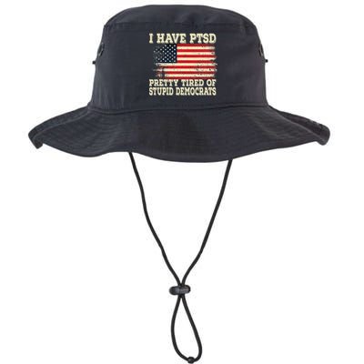 I Have PTSD Pretty Tired Of Stupid Democrats Legacy Cool Fit Booney Bucket Hat