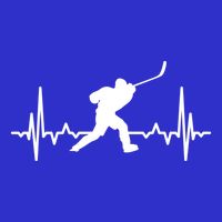 Ice Hockey Player Ecg Heartline Hockey Heartbeat Gift Long Sleeve Shirt