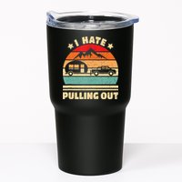 I Hate Pulling Out Funny Camping Trailer Retro Tumbler