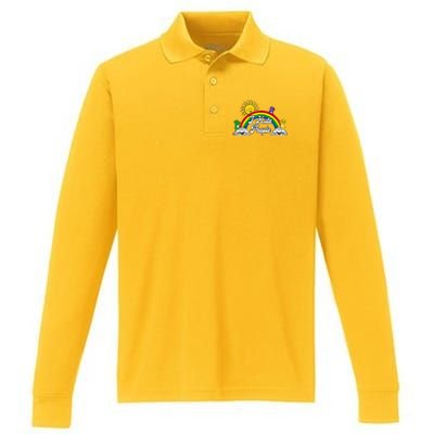 I Hate People Performance Long Sleeve Polo