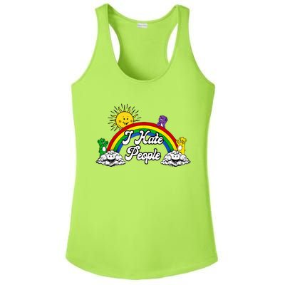 I Hate People Ladies PosiCharge Competitor Racerback Tank