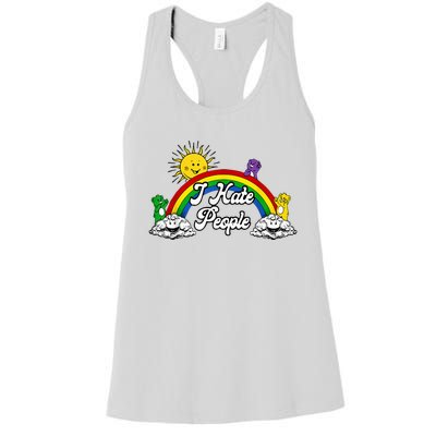 I Hate People Women's Racerback Tank