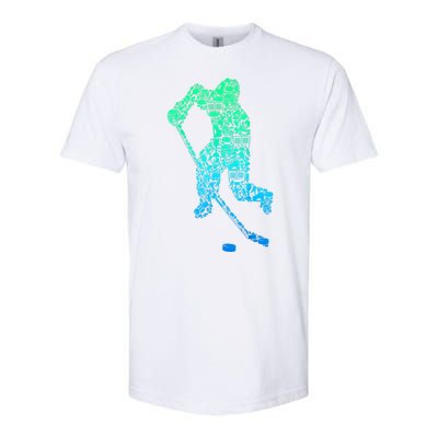 Ice Hockey Player Gifts Softstyle CVC T-Shirt