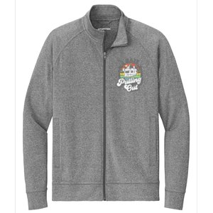 I Hate Pulling Out Funny Camper RV Camping Trailer Gift Stretch Full-Zip Cadet Jacket