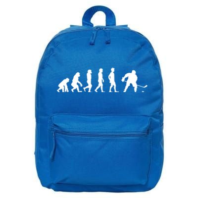 Ice Hockey Player Evolution Hockey Gift Cute Gift 16 in Basic Backpack