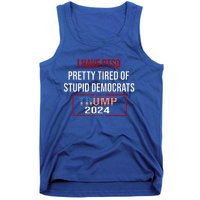 I Have Ptsd Pretty Tired Of Stupid Democrats Trump 2024 Tank Top