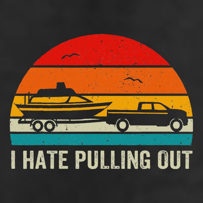 I Hate Pulling Out Retro Boat Captain Cool Comfort Performance Bucket Hat