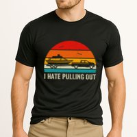 I Hate Pulling Out Retro Boat Captain Performance Shirt