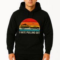 I Hate Pulling Out Retro Boat Captain Hoodie
