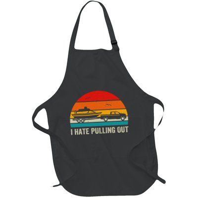 I Hate Pulling Out Retro Boat Captain Apron