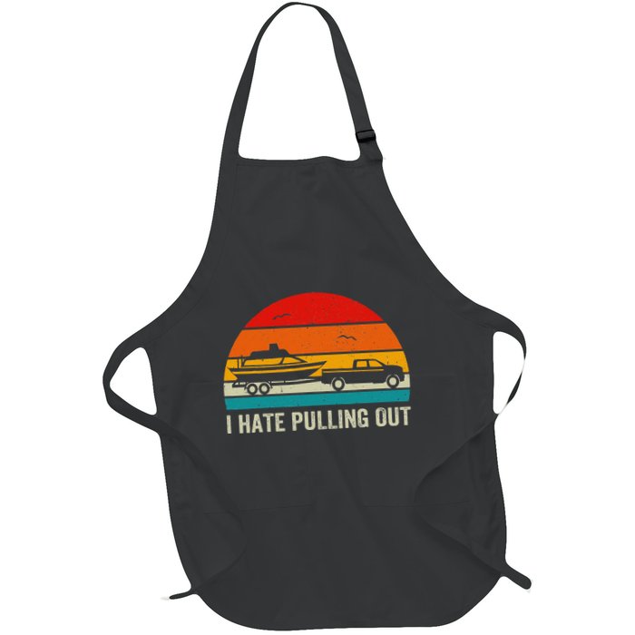 I Hate Pulling Out Retro Boat Captain Apron