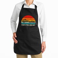 I Hate Pulling Out Retro Boat Captain Apron