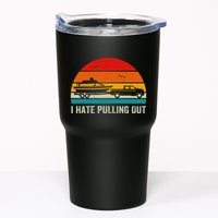 I Hate Pulling Out Retro Boat Captain Tumbler