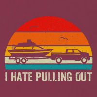 I Hate Pulling Out Retro Boat Captain 16oz Travel Tumbler