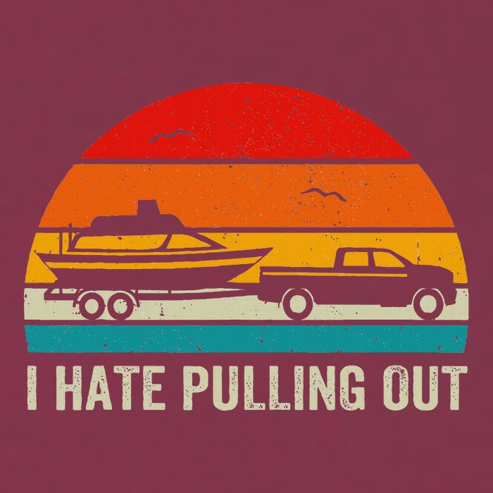 I Hate Pulling Out Retro Boat Captain 16oz Travel Tumbler