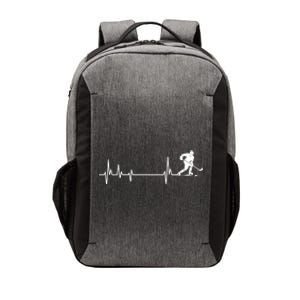 Ice Hockey Player Heartbeat For Hockey Fan Player Gift Vector Backpack