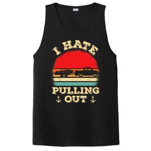 I Hate Pulling Out Retro Boating Boat Captain PosiCharge Competitor Tank