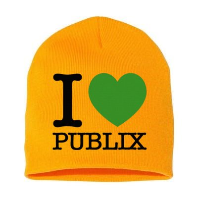 I Heart Publix Short Acrylic Beanie