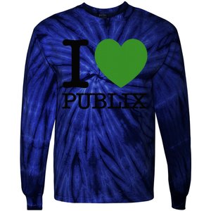 I Heart Publix Tie-Dye Long Sleeve Shirt